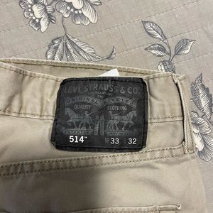 Mens Levi Strauss Khaki colored jeans